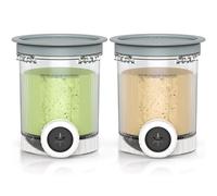 Juego de 2 bandejas de helado Creami Deluxe para helados Ninja Creami NC700 y NC701 Series - Libre de BPA - Apto para lavavajillas