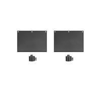 Juego de 2 bandejas de proyector para trípode, para salas de reuniones, salas de conferencias, con adaptador de 35 mm, 25 x 18 cm