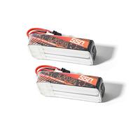Juego de 2 baterías LiHV de 550 mAh 75C XH2.54 UAV Flight 75C para mejorar el rendimiento de vuelo UAV LiHV para cuadricópteros