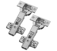 Juego de 2 bisagras angulares BLUM 71B3580 110° con cierre automático incl. placa de montaje 173L8100 y tornillos del sistema