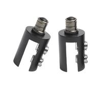 Juego de 2 bisagras de cristal contemporáneas prácticas para mejorar la decoración del hogar y los interiores de negocios, bisagras de vidrio de latón resistente