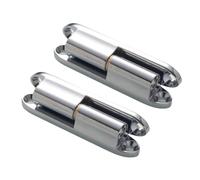 Juego de 2 bisagras de puerta resistentes a la corrosión, juego de bisagras de puerta de acero galvanizado para un giro seguro en los accesorios de la casa, bisagras resistentes