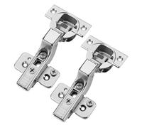 Juego de 2 bisagras ocultas BLUM con tope interior 71B3750 110° con cierre automático incl. placas de montaje con ajuste excéntrico 173H7100