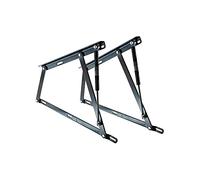 Juego de 2 bisagras para canapé con resortes de 1250N - Ideal para canapés de 150 cm - Sistema de arandelas de Nylon anti ruido - Cuens