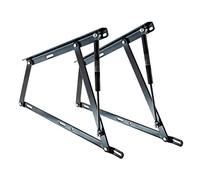 Juego de 2 bisagras para canapé con resortes de 1400N - Ideal para canapés de 160 cm - Sistema de arandelas de Nylon anti ruido - Cuens