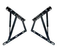 Juego de 2 bisagras para canapé con resortes de 700N - Ideal para canapés con apertura lateral de 120 cm - Cuens