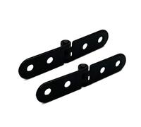 Juego de 2 bisagras plegables inoxidables con bisagras de puerta resistentes de fácil montaje, mejoras para armarios y muebles decorativos, accesorios de mesa plegables
