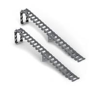 Juego de 2 Bloques de construcción de vías de Tren, Juego de Funciones de Tren de Ciudad, Accesorios para Bloques de sujeción