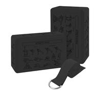 Juego de 2 bloques de ejercicio | Soft Non-Slip Portable Yoga Bricks For Women And Men | Ideal for Pilates Meditation Stretching Balance Flexibility Training at Home Studio Or Gym