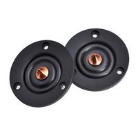 Juego de 2 bocinas agudas de 30 W de 2 pulgadas con cúpula de seda de 4 ohmios para alta fidelidad y multimedia