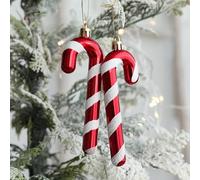 Juego de 2 bolas decorativas de Navidad para árbol que eleva tu ambiente estacional (casa)