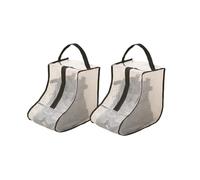 Juego de 2 bolsas de almacenamiento para botas, botas cortas portátiles y botas altas o bolsa protectora, bolsas de polvo para zapatos, fundas para zapatos para viajes, funda transparente para botas,