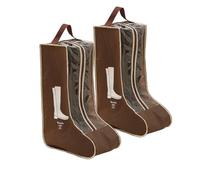 Juego de 2 bolsas de almacenamiento para botas, botas cortas portátiles y botas altas o bolsa protectora, bolsas de polvo para zapatos, fundas para zapatos para viajes, funda transparente para botas,