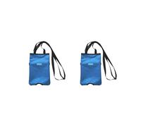 Juego de 2 bolsas de catéter para drenaje urinario, bolsa para catéter, bolsa de orina, color azul