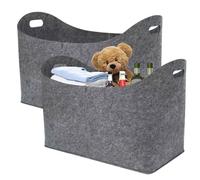 Juego de 2 bolsas de fieltro para leña, cesta de leña, leña, cestas de leña, cestas de leña para leña, cestas de leña para leña, cestas de leña para leña, verduras