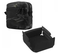 Juego de 2 Bolsas Tácticas MOLLE 6x6 GP, Caja Protectora a Prueba de Golpes con Insertos de Espuma Acolchados, Almacenamiento de Equipo EDC de Airsoft(BCP)