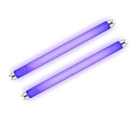 Juego de 2 bombillas de repuesto T8 F10W para asesino de moscas de 13 pulgadas, tubo de neón UV para asesino de insectos eléctrico de 20 W/pique-mosca/matar mosquitos