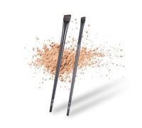 Juego de 2 brochas angulares para delineador de ojos plano Pro Precision Eye Liner