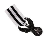 Juego de 2 broches de medalla de uniforme militar, estrella y águila, estilo gótico, Streampunk, 80mm, Plástico, como se describe en