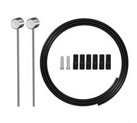 Juego de 2 cables de freno y cambio de bicicleta, carcasa de PVC con alambre interior de acero, para reparación de desviadores de bicicleta de carretera (cable de freno de montaña)