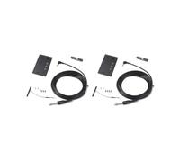 Juego de 2 cables para violín 4/4 Silent EQ Pickup Piezo con agujero de enchufe