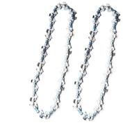 Juego de 2 cadenas para minisierras inalámbricas de 4 pulgadas, compatibles con modelos de jardín populares, 28 eslabones, 1,1 mm de grosor, prácticos accesorios para cortar madera y ramas de jardín