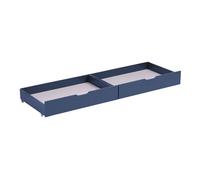 Juego de 2 cajones azul oscuro para guardar bajo la cama