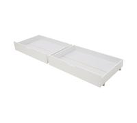 Juego de 2 cajones de almacenamiento para cama de madera de 190x90cm