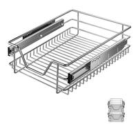 Juego de 2 cajones telescópicos anchura de mueble 40 cm