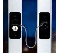 Juego de 2 Candados de Seguridad para Bebés, Cerraduras para Puertas de Nevera y Congeladores con 4 Llave, sin Necesidad de Herramientas Ni, para Congelador, Cajones (Negro-2 Piezas)