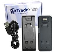 Juego de 2 cargadores con cable micro USB + batería de ion de litio 3,85 V 1350 mAh para Insta 360 One R sustituye a Insta IS360RB / cámara de acción
