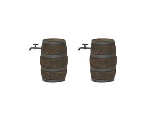 Juego de 2 casitas de muñecas a escala 1:12, barril de vino en miniatura, modelo solo 1 barril