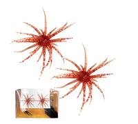 Juego de 2 cebos de pesca de erizos de mar, imitación flotante, silicona | Cubo de cebo para pesca de agua dulce y salada, ríos, lagos, arroyos, jiggen de aguas poco profundas, pesca de arrastre