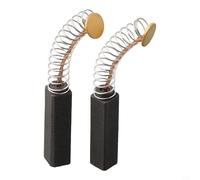 Juego de 2 cepillos de carbono de repuesto para motor eléctrico, apto para herramientas eléctricas, incluyendo taladros martillo, sierras circulares, aspiradoras y amoladoras