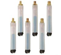 Juego de 2 cepillos de limpieza de soldadura M6/M8/M10 de cobre y para soldaduras de aluminio TIG MIG MAG TIG, aplicaciones electrolíticas de decapado y pulido, resistente al calor hasta 160 °C (M8)