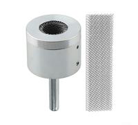 Juego de 2 cepillos de limpieza de tuberías de cobre de 15 mm más 22 mm para taladro limpiador de tuberías de metal con vástago hexagonal para fontanería y preparación de soldadura intercambiables (22