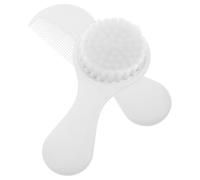 Juego de 2 Cepillos de Pelo Suave de Plástico Blanco para Ñiño