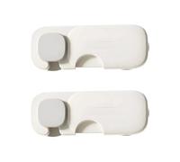 Juego de 2 cerraduras para de embutir para 3,2 x 9,3 cm, ABS sin perforación, anti-, junta de adsorción sólida, anti-tirón