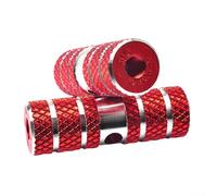 Juego de 2 clavijas de aleación de aluminio para y para aventuras de ciclismo de montaña (rojo)