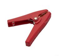 Juego de 2 clips aislados para pinzas de cocodrilo para conexiones fiables de batería de 100 A, 90 mm de longitud, diseñadas para su uso con probadores de voltaje y cargadores eléctricos