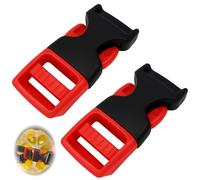 Juego de 2 clips de barbilla para casco, cierre de barbilla de alta calidad con cierre de enchufe, compatible con casco de bicicleta de carretera, casco de bicicleta y casco ABUS | Cierre seguro y