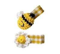 Juego de 2 clips para el pelo con diseño de abejas de miel, estilo coreano, horquilla de moda, accesorio para el cabello, festival, clip decorativo para el cabello