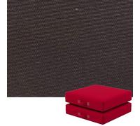 Juego de 2 Cojines Cuadrados para Sillas de Exterior 35x35/40x40/45x45/50x50 cm - Almohadillas de Espuma Gruesa para Asientos de Jardín, Césped, Terraza o Interior(Gris Oscuro,50X50X8CM)