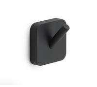 Juego de 2 colgadores Tonga en acero inoxidable y Cromall negro mate Gedy 0000TO
