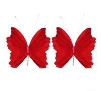 Juego de 2 colgantes de mariposa de papel para interiores y exteriores, decoración colgante de boda, hogar, elevar espacios de eventos (rosado)