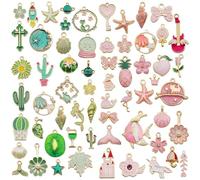 Juego De 2 Colgantes Para Copas De Vino - Marcadores De Cristal, Decoraciones Para Fiestas