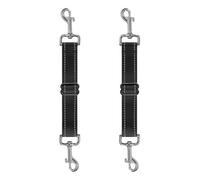 Juego de 2 collares de seguridad ajustables reflectantes para perros, conector de doble extremo para arnés de perro, clip de seguridad