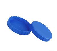 Juego de 2 conectores de manguera de piscina para sistemas Intex, boquilla de chorro de entrada de alto flujo con rejilla de colador, 9 x 9 x 1,6 cm, color azul