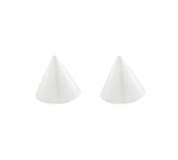 Juego de 2 conos de luz 360 de difusión 360 para sesión de fotos, pequeños objetos reflectantes, M, color blanco