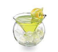 Juego de 2 Copas de Martini, Copa de Martini Universal para Martini, Enfriador de Cócteles de Licor, Servidor Enfriador de Caviar de Vidrio, Cristalería de Cóctel Transparente para Bar,(260ml)